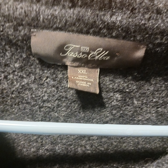 Pre-owned tasso Ella's wool with zip up pockets black jacket xxl - Picture 2 of 5